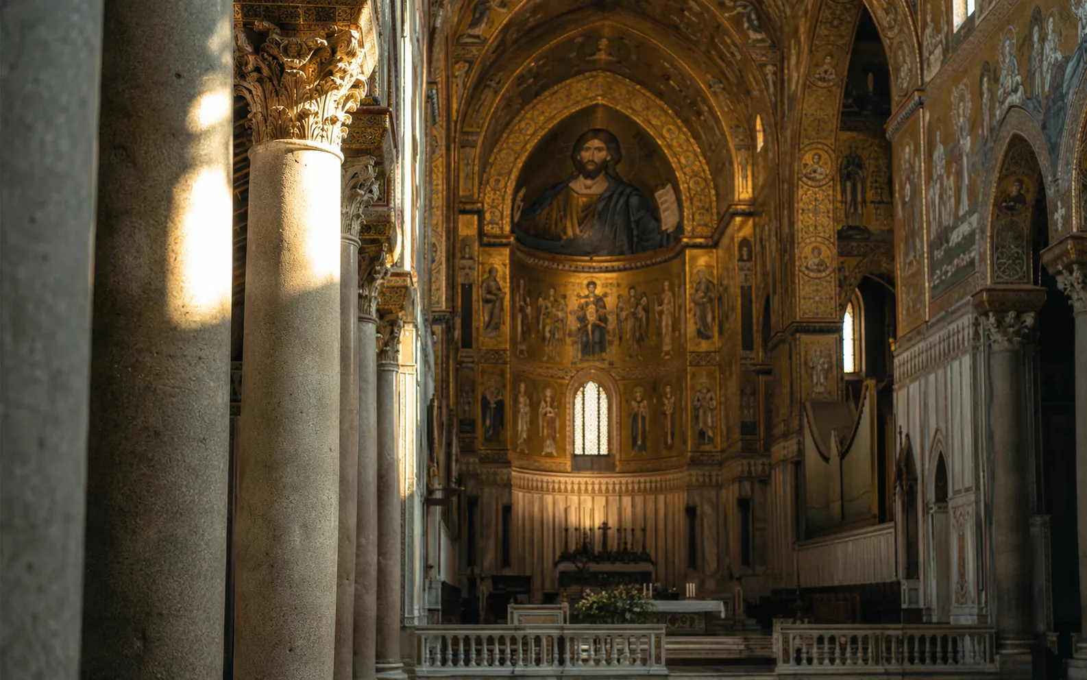 Les mosaïques byzantines dorées de la cathédrale de Monreale